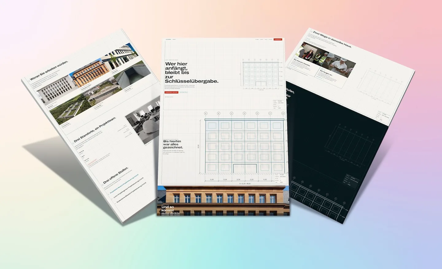 Mockup der PM-Karriere-Website
